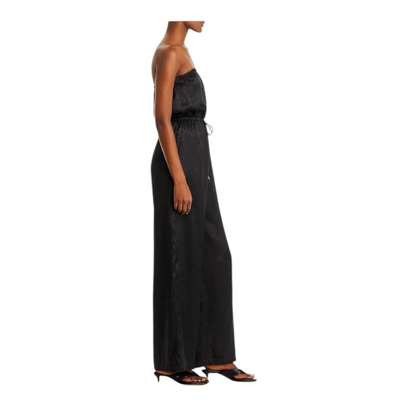 Aqua Elegant Black Strapless Jumpsuit - Picture 5 of 6